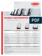 Fronius Snapinverter Line: / Solutions For Every System Size