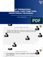 Materi, Diskusi Dan Notulensi Rapat PNBP Tarif Baru Dan Volatile (05 Feb 2021)