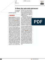 Piano per il clima, due università aderiscono - Il Corriere Adriatico del 6 aprile 2021