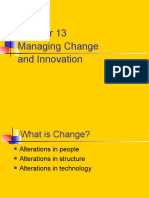 Managing Change and Innovation