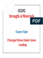 Strength of Materials: Principal Stress Under Given Loading