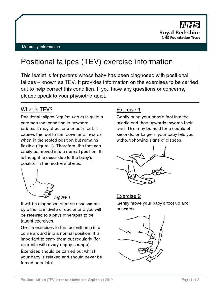 Baby Foot Exercises for Parents | PDF | Childbirth | Physical Therapy