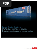 Power Quality Solutions: Statcom, 100kvar To 30mvar Dynamic Reactive Power Compensation