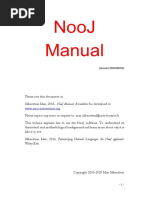 Nooj Manual: (Revised 2020/06/09)