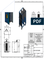 AutoCAD 3D batch oven burner design