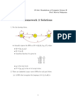 CS341 DFA Homework Solutions