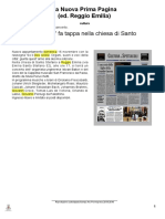 Reggio E. S. Stefano 16 nov 2014 - articolo Prima Pagina