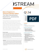 Macro Explorer in Thomson Reuters Eikon: The New Visualisation Experience, Powered by Datastream