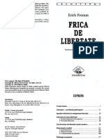 Erich Fromm - Frica de Libertate