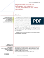 Temporomandibular Joint Disc Displacement With Reduction