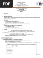 Self-Instruction Packets 3 Quarter Grade 9 Mathematics Week 3 I