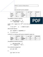 CHEM1612 Answers To Problem Sheet 6 1. (A) 0.2 M Acetic Acid