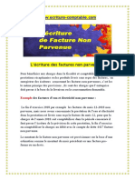 Ecriture de Facture Non Parvenue PDF