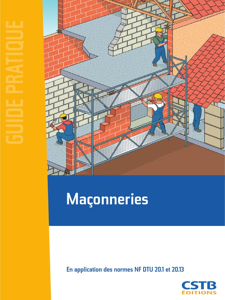 Bat Maçonneries en Application Des Normes NF DTU 20.1 Et 20.13 PDF — free download