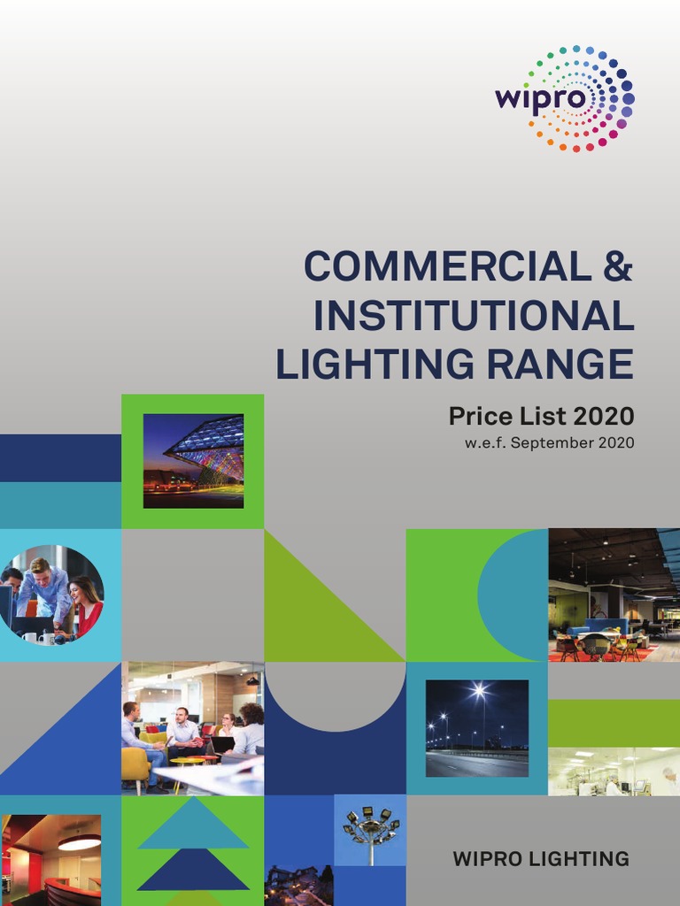 Commercial & Institutional Lighting Range: Price List 2020