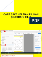 5.cara Save Helaian Pilihan (Separate File)