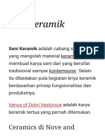 Seni Keramik - Wikipedia Bahasa Indonesia, Ensiklopedia Bebas