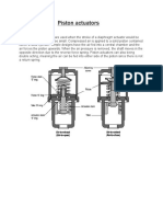 Piston Actuators: Piston Actuators Are Used When The Stroke of A Diaphragm Actuator Would Be