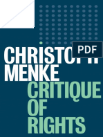 Christoph Menke - Critique of Rights-Polity Press (2020)