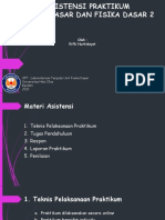 Asistensi Praktikum Fisika Dasar Dan Fisika Dasar 1