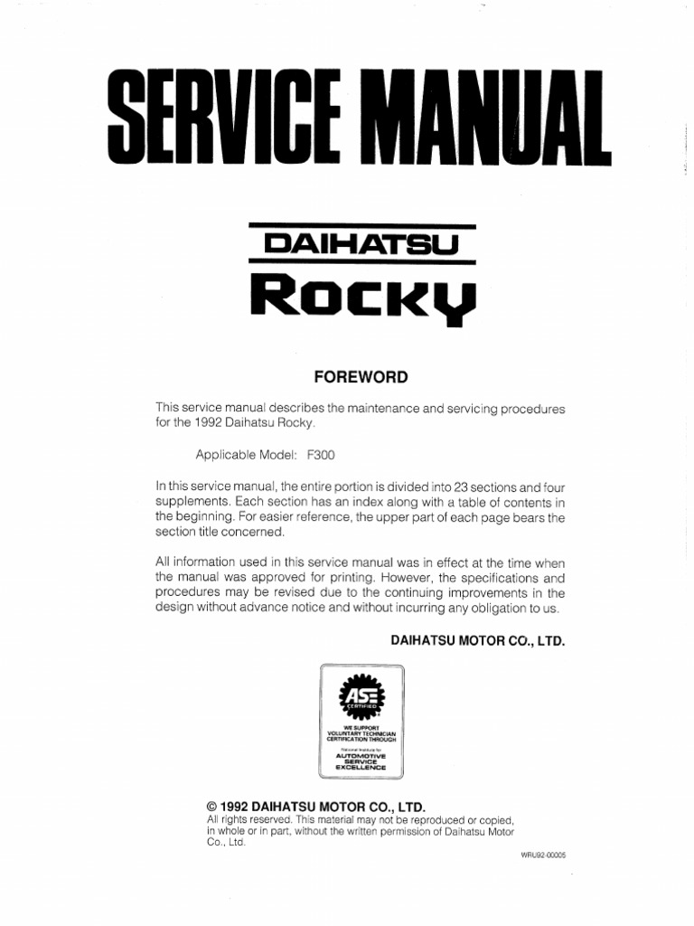 Daihatsu intelligence overview