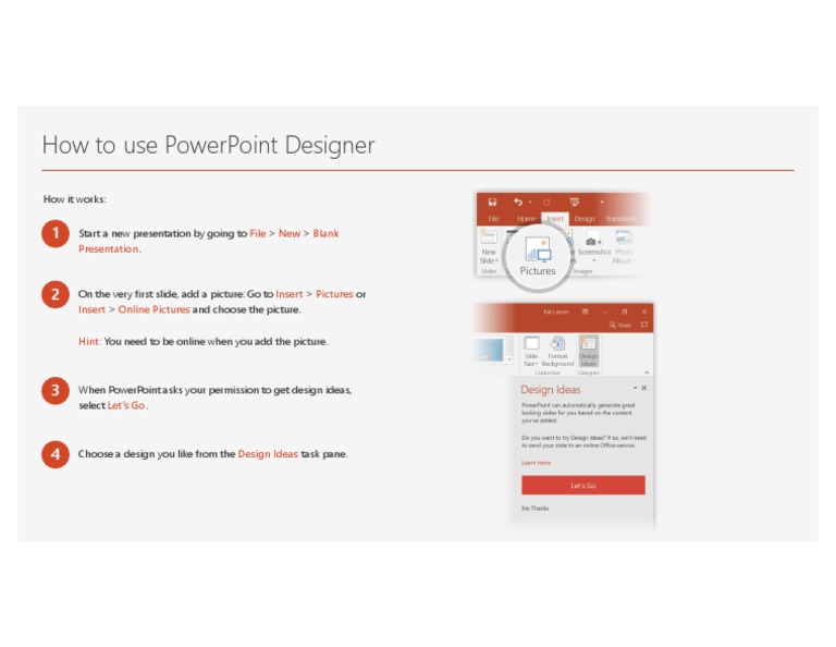 Using PowerPoint Designer Effectively | PDF | Art | Computers