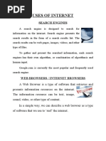 Download USES OF INTERNET by Honey Singh Kartik SN50191925 doc pdf