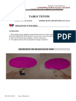 Table Tennis: Challenge Your Skill