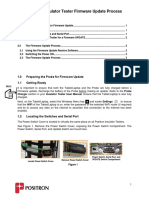 Positron Insulator Tester Firmware Update Process: 1.0 Preparing The Probe For Firmware Update 1.1 Getting Ready