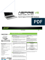 Buyers Guide - BTS 2012: Acer® Aspire V5-471-6888 Notebook