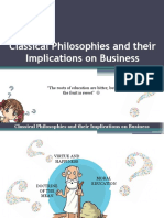 Classical Philosophies and Their Implications On Business