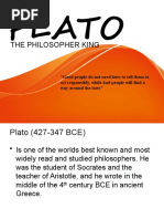 Plato: The Philosopher King