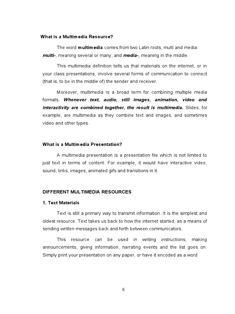 Understanding Multimedia Presentations | PDF | Multimedia | Microsoft ...