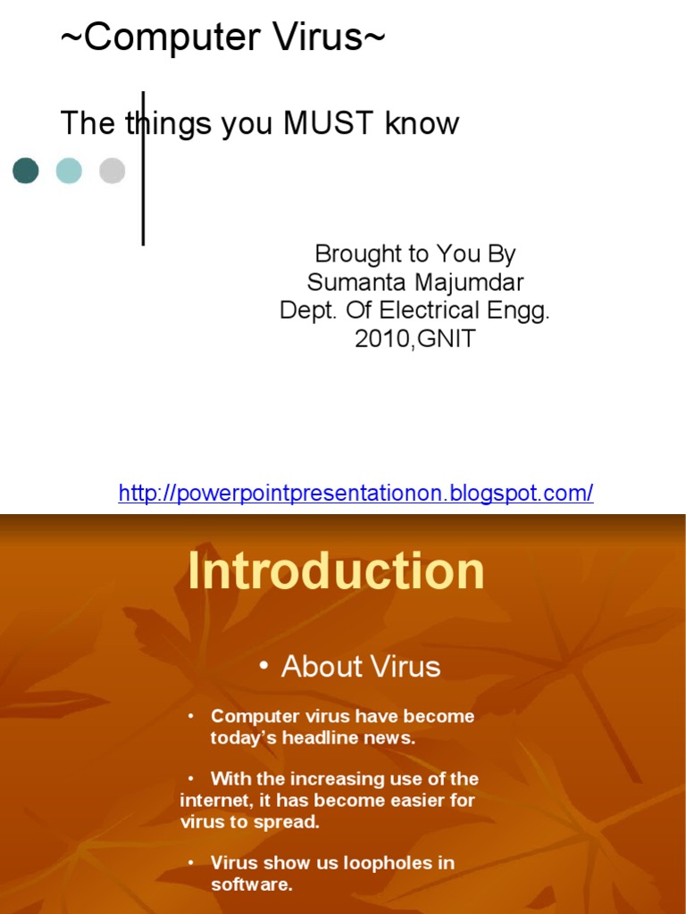 Understanding Computer Viruses and Prevention | PDF | Computer Virus ...