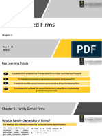 Family-Owned Firm Governance Structures