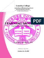 Learning Modules: Lourdes College