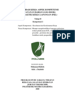 Lembar Kerja Aspek Kompetensi Catatan Harian (Log Book) Praktik Kerja Lapangan (PKL)