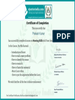 Moot Course Certificate