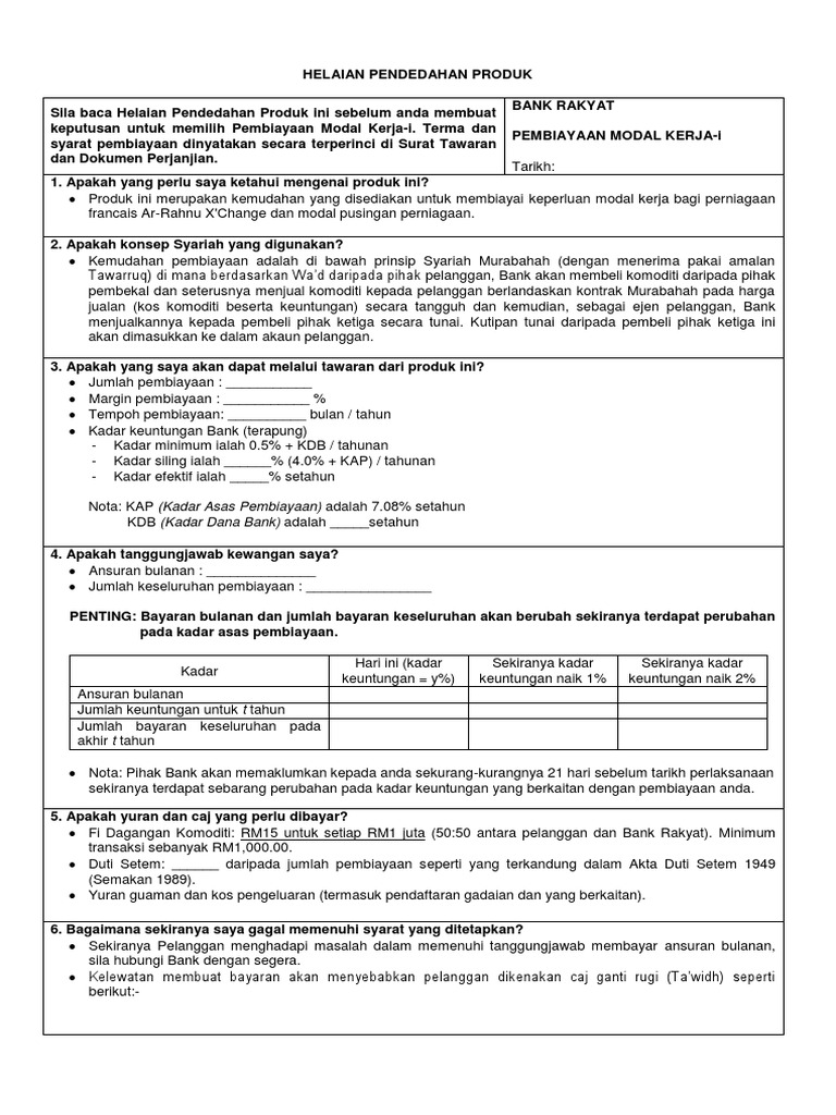 Modal Kerja I Updated V 2 Pdf