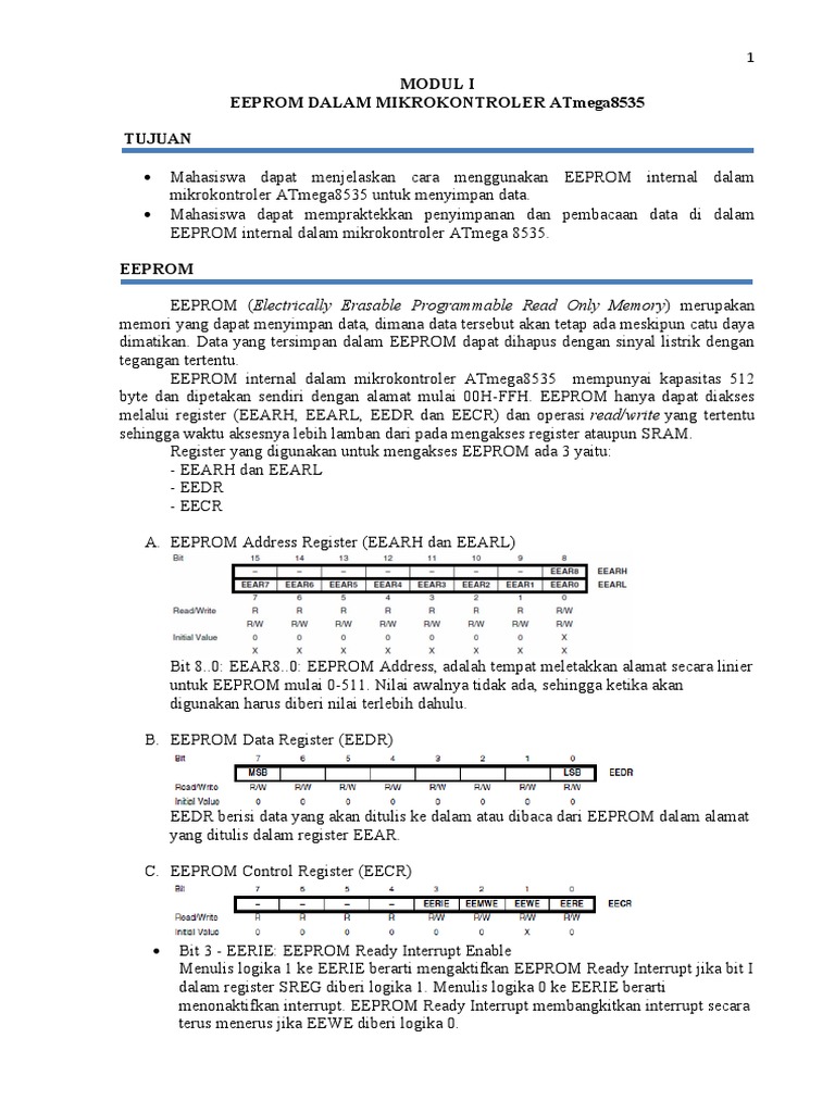Modul I Eeprom | PDF