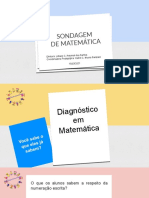 Sondagem de Matemática Na Educação Infantil