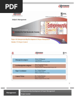 Paper: 09, Entrepreneurship Development & Project Management