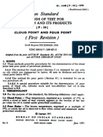 Indian Standard: Methods of Test For Petroleum and Its Products