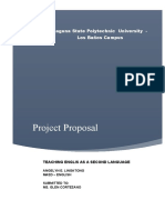 Project Proposal TESL_Angelyn E. Lingatong