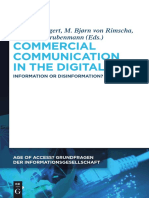 (Book) Commercial Communication in The Digital Age - Information or Disinformation