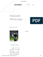 Makalah WhatsApp