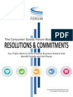 Resolutions & Commitments: The Consumer Goods Forum Board-Approved