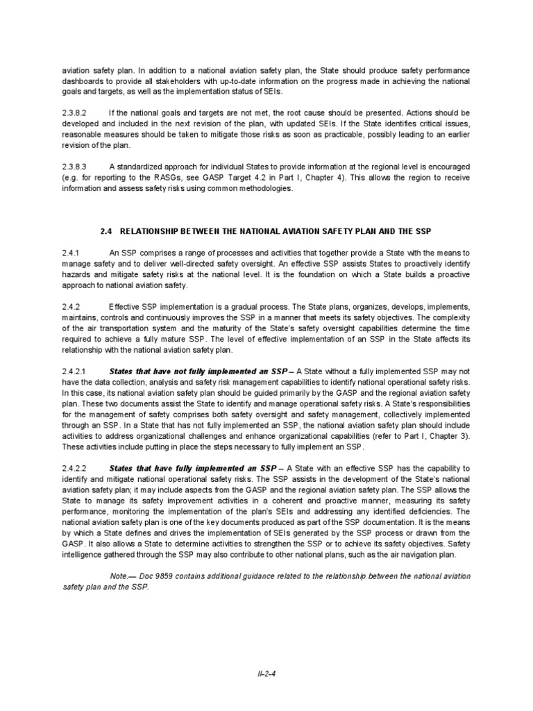 National Aviation Safety Plan Overview | PDF | Safety | Aviation Safety