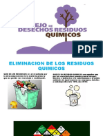 Eliminacion de Los Residuos Quimicos