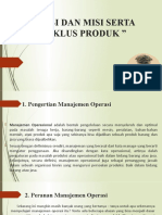 Manajemen Operasional Visi Misi Serta Siklus Prudok